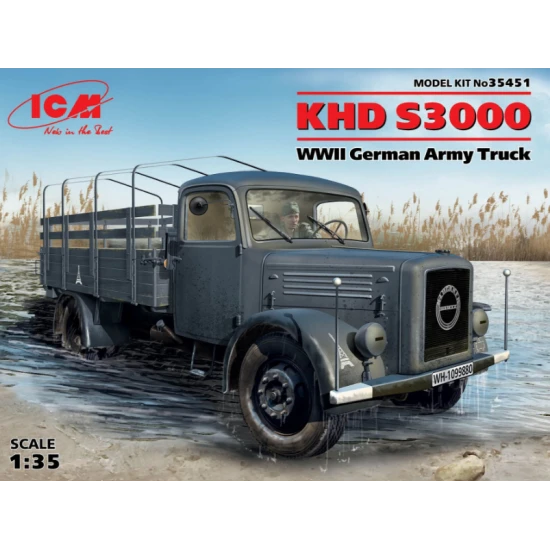 GERMAN ARMY TRUCK KHD S3000 1/35 ICM 35451