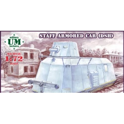 STAFF ARMORED CAR (DSH) railroad 1/72 UMMT 663
