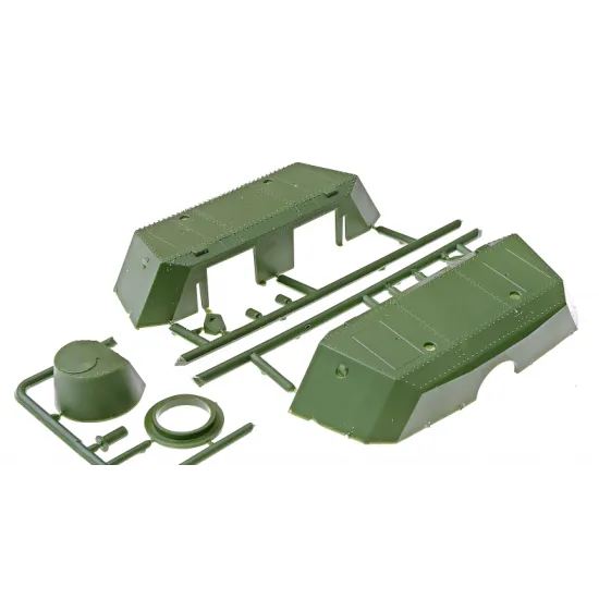 ARMORED CAR DTR-CASEMATE ON A RAILWAY PLATFORM 1/72 UMMT 667