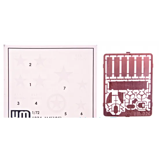 M4(105) MEDIUM TANK 1/72 UM 374