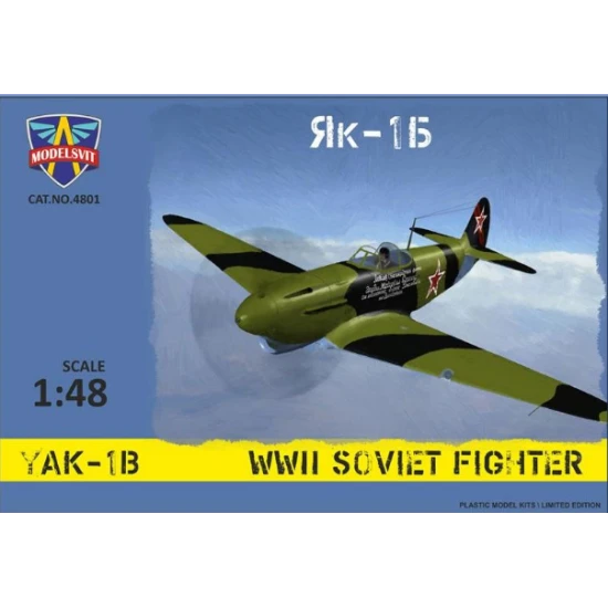 YAK-1B WWII SOVIET FIGHTER 1/48 MODELSVIT 4801