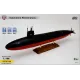 USS PERMIT (SSN-594) SUBMARINE 1/144 MODELSVIT 1402