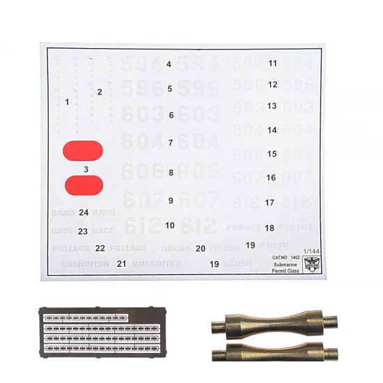 USS PERMIT (SSN-594) SUBMARINE 1/144 MODELSVIT 1402