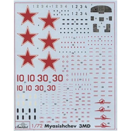 MYASISHCHEV 3MD AIRCRAFT 1/72 AMODEL 72014