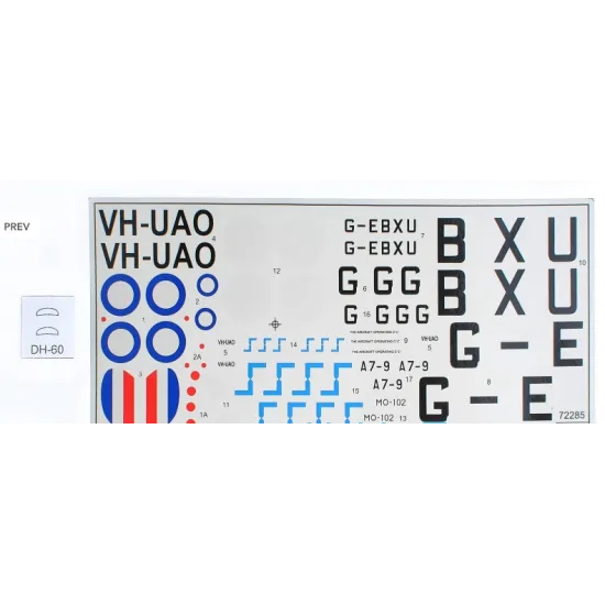 DE HAVILLAND DH.60X 1/72 AMODEL 72285