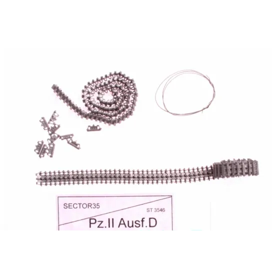 ASSEMBLED METAL TRACKS FOR PZ.II AUSF.D 1/35 SECTOR35 3546-SL