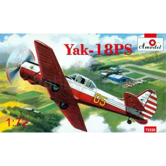 YAKOVLEV YAK-18PS AEROBATIC AIRCRAFT 1/72 AMODEL 72320