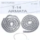ASSEMBLED METAL TRACKS FOR T-14 'ARMATA' TANK 1/35 SECTOR35 3565-SL