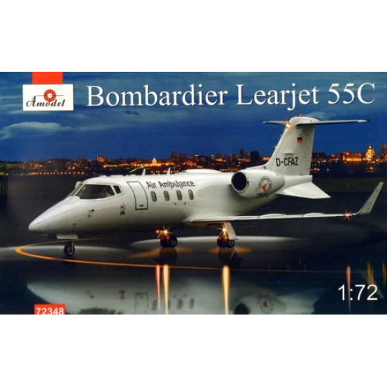 BOMBARDIER LEARJET 55C 1/72 AMODEL 72348