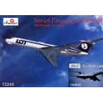 TUPOLEV TU-134A, LATE LOT/AEROFLOT AIRLINER 1/72 AMODEL 72249