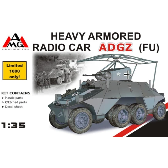 HEAVY ARMORED RADIO CAR ADGZ (FU) 1/35 AMG 35504