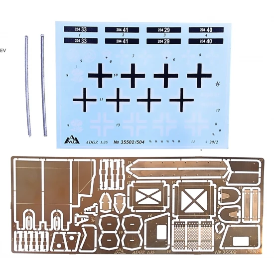 HEAVY ARMORED RADIO CAR ADGZ (FU) 1/35 AMG 35504
