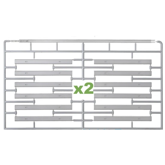 RAILWAY TRACK (STANDARD/RUSSIAN 2 IN 1) 1/35 AMG 35202