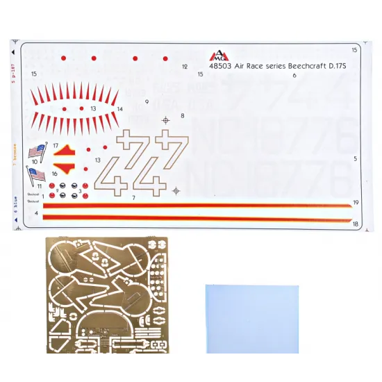 BEECHCRAFT D.17S STAGGERWING RACING 1/48 AMG 48503