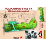 POLIKARPOV I-153 TK (ALTITUDE INTERCEPTOR) 1/48 AMG 48312
