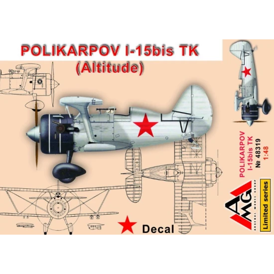 POLIKARPOV I-15 BIS TK (ALTITUDE) 1/48 AMG 48319