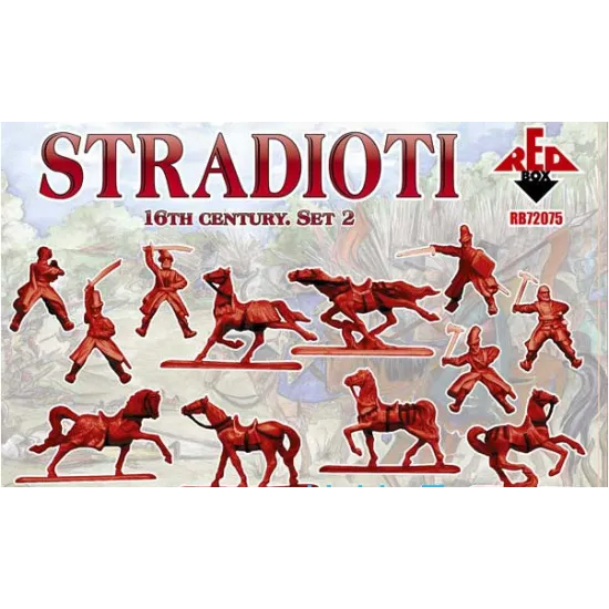 STRADIOTI, 16TH CENTURY. SET 2 /72 RED BOX 72075