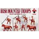 IRISH MOUNTED TROOPS, WAR OF THE ROSES 10 1/72 RED BOX 72055 IRISH MOUNTED TROOPS, WAR OF THE ROSES 10 1/72 RED BOX 72055