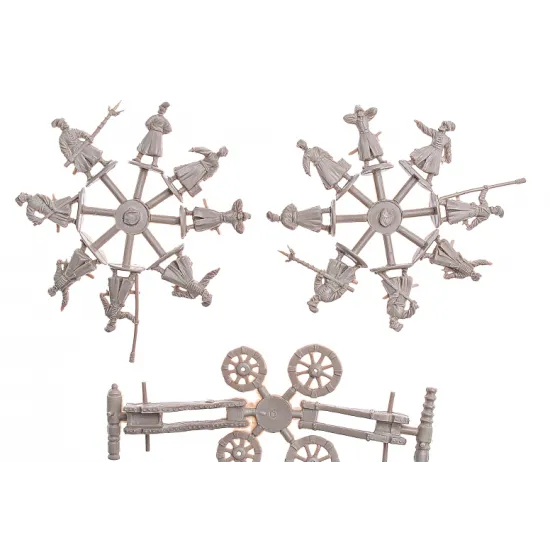 1/72 RUSSIAN ARTILLERY, 17TH CENTURY 1/72 RED BOX 72072