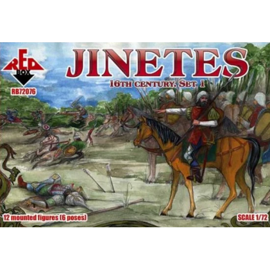 JINETES, 16TH CENTURY. SET 1 1/72 RED BOX 72076