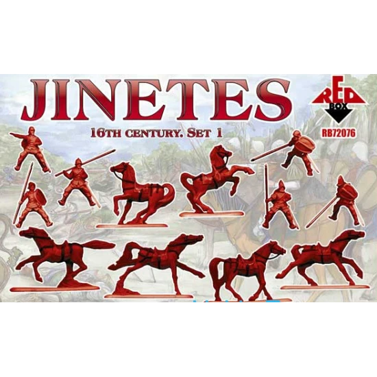 JINETES, 16TH CENTURY. SET 1 1/72 RED BOX 72076