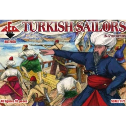 TURKISH SAILORS, 16-17TH CENTURY 1/72 RED BOX 72078