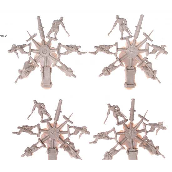 ENGLISH SAILORS ARTILLERY, 16-17TH CENTURY 1/72 RED BOX 72083