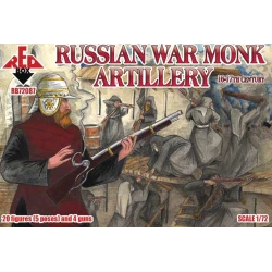 RUSSIAN WAR MONK ARTILLERY, 16-17TH CENTURY 1/72 RED BOX 72087