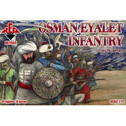 OSMAN EYALET INFANTRY, 16-17TH CENTURY 1/72 RED BOX 72088