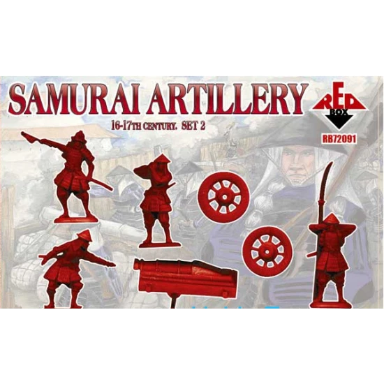 SAMURAI ARTILLERY, 16-17TH CENTURY, SET 2 1/72 RED BOX 72091