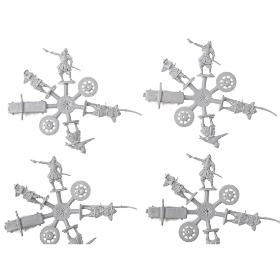 SAMURAI ARTILLERY, 16-17TH CENTURY, SET 2 1/72 RED BOX 72091