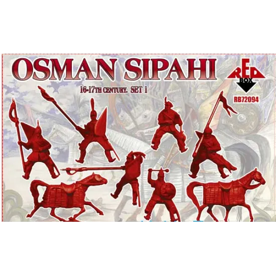 OSMAN SIPAHI, 16-17TH CENTURY, SET 1 1/72 RED BOX 72094 OSMAN SIPAHI, 16-17TH CENTURY, SET 1 1/72 RED BOX 72094