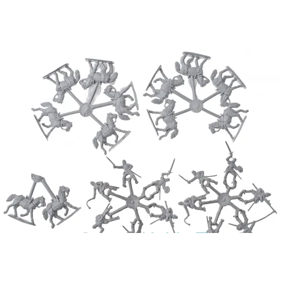 SCOTTISH LIGHT CAVALRY, WAR OF THE ROSES 12 1/72 RED BOX 72108