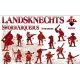 LANDSKNECHTS (SWORD/ARQUEBUS), 16TH CENTURY 1/72 RED BOX 72057