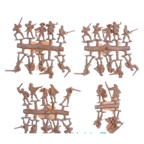 LANDSKNECHTS (SWORD/ARQUEBUS), 16TH CENTURY 1/72 RED BOX 72057