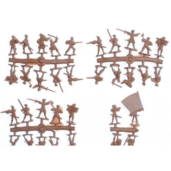 SWISS INFANTRY (SWORD/ARQUEBUS), 16TH CENTURY 1/72 RED BOX 72060