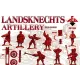 LANDSKNECHTS (ARTILLERY), 16TH CENTURY 1/72 RED BOX 72064
