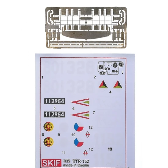 BTR-152 WITH DSHK MACHINE-GUN 1/35 SKIF 240