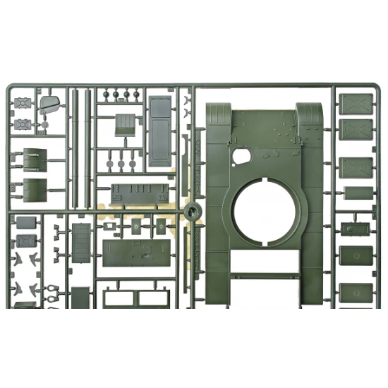 TANK T-55A WITH BTU-55 1/35 SKIF 237