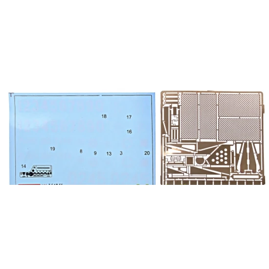 TANK T-55A WITH BTU-55 1/35 SKIF 237