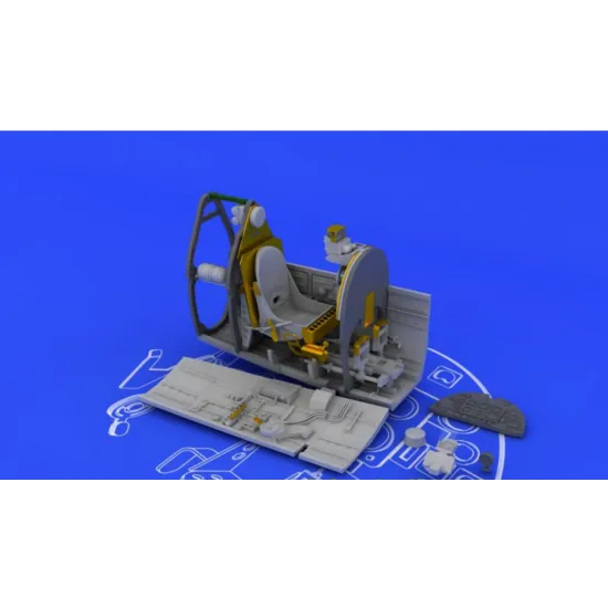 BRASSIN 1/48 SPITFIRE MK.IX COCKPIT, FOR EDUARD KIT 1/48 EDUARD 648100