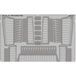 PHOTO-ETCHED SET 1/48 FW 189 LANDING FLAPS, FOR GWH KIT 1/48 EDUARD 48710