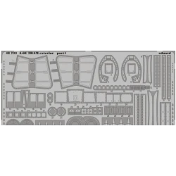PHOTO-ETCHED SET 1/48 A-6E TRAM EXTERIOR, FOR KIN KIT 1/48 EDUARD 48733