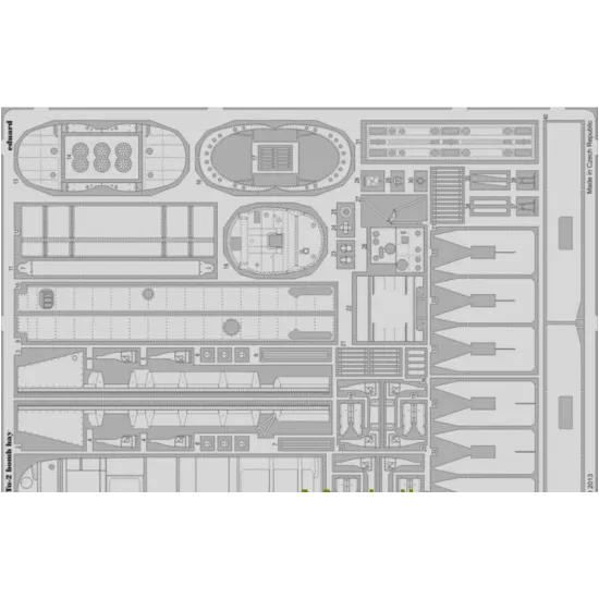 PHOTO-ETCHED SET BIG-ED 1/48 TU-2S, FOR XUNTONG KIT 1/48 EDUARD BIG-4993