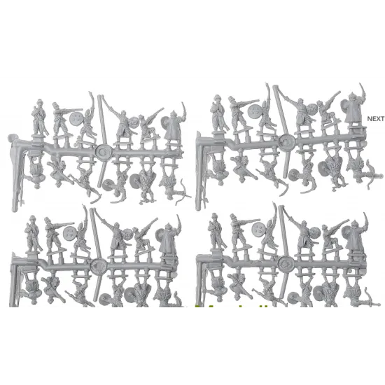 TURKISH EYALET INFANTRY, XVII CENTURY 1/72 MARS FIGURES 72097