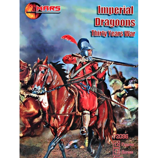 IMPERIAL DRAGOONS, THIRTY YEARS WAR 1/72 MARS FIGURES 72096