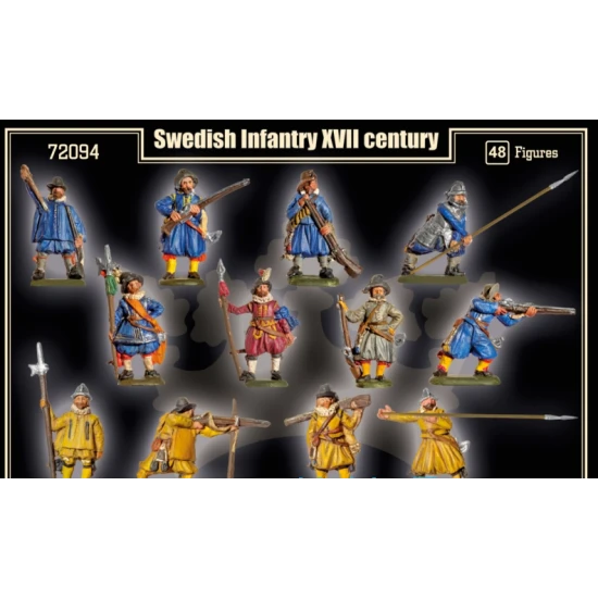 SWEDISH INFANTRY (EARLY), XVII CENTURY 1/72 MARS FIGURES 72094