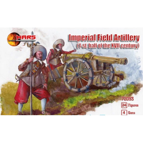 IMPERIAL FIELD ARTILLERY, XVII CENTURY 1/72 MARS FIGURES 72093