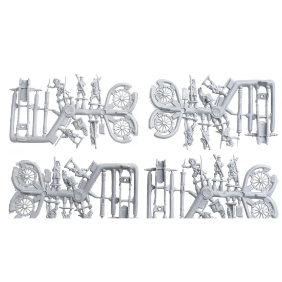 IMPERIAL FIELD ARTILLERY, XVII CENTURY 1/72 MARS FIGURES 72093