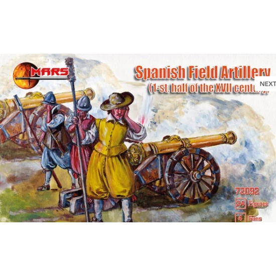 SPANISH FIELD ARTILLERY, XVII CENTURY 1/72 MARS FIGURES 72092